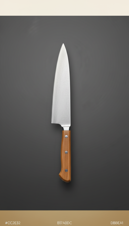 KAVIROA Koksmes 20 cm van gesmeed koolstofstaal